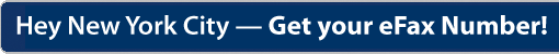 Hey New York City - Get your eFax Number!