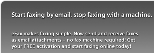 Start using email to fax - no fax machine required!