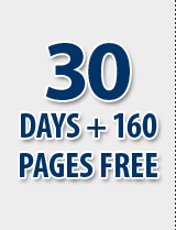 30 Days + 160 Pages FREE