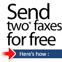Send two faxes for free
